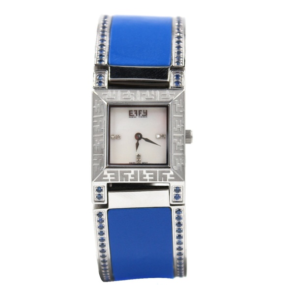 Diamond Blue Sapphire 2.76 tcw Watch